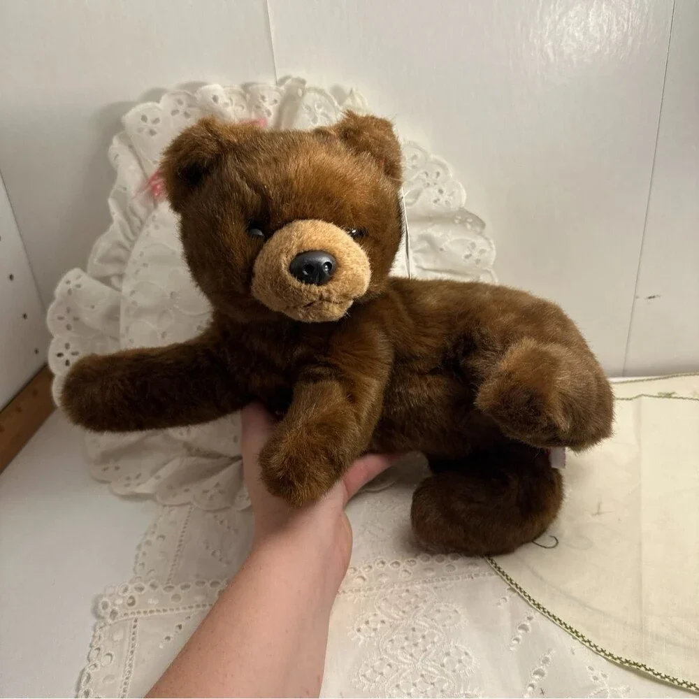 Ty Classic Brown Teddy Bear Plush Stuffed Animal Vintage
